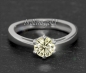 Preview: Brillant Ring 585 Gold 1,04ct, zart gelb, Si2